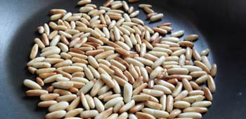 Pinienkerne für Pesto